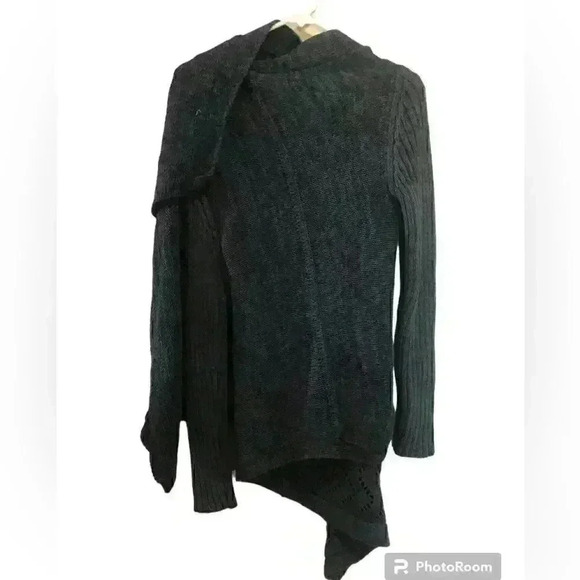 line cardigan draped longline duster​ - Picture 5 of 11